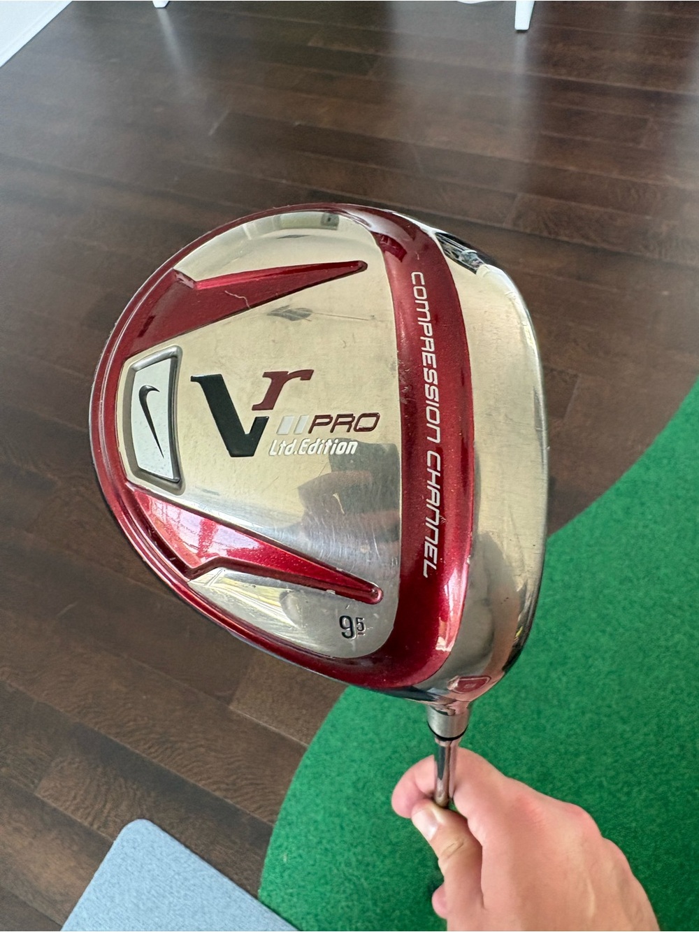 Nike Red and Silver VRS Pro Driver with Stiff Graphite Shaft